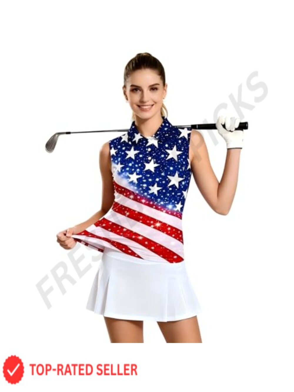Sleeveless Polo Shirts for Women Quick Dry Athletic Tennis Golf Tank